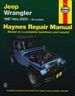 JEEP WRANGLER (1987-2008)  PETROL 2.4, 2.5, 4.0-6 CIL, 4.2-6 CIL.