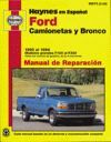 FORD CAMIONETAS Y BRONCO (1980-1994) PETROL 6 CLY. 4.9  V6 3.8 V8 4.2 5.0 5.8 6.6 7.5