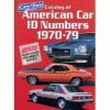 CATALOG OF AMERICAN CAR ID NUMBERS 1970-1979