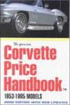 CORVETTE PRICE HANDBOOK 1953-1995 MODELS