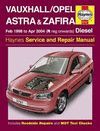 OPEL ASTRA G & ZAFIRA (1998-2004) DIESEL 1.7DTI 2.0 DTI  (NO 1.7 CDTI )