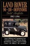 LAND ROVER 90 110 DEFENDER GOLD PORTFOLIO 1983-1994