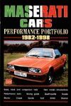 MASERATI CARS PERFORMANCE PORTFOLIO 1982-1998