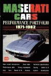 MASERATI CARS PERFORMANCE PORTFOLIO 1971-1982