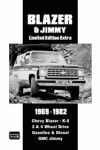 CHEVROLET BLAZER & JIMMY LIMITED EDITION EXTRA 1969-1982