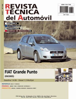 FIAT GRANDE PUNTO (DESDE 2005) GASOLINA 1.4-8V / DIESEL 1.3 DT MULTIJET Nº 165