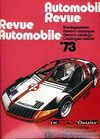 AUTOMOBIL REVUE 1973 CATALOGUE