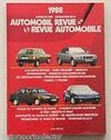 AUTOMOBIL REVUE 1988 CATALOGUE
