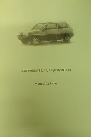 SEAT PANDA 35, 40, 45 (850/903 CC) (TALLER)