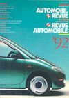 AUTOMOBIL REVUE 1992 CATALOGUE