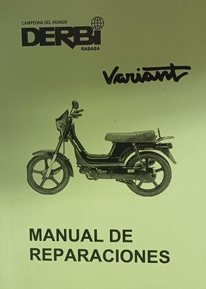 DERBI VARIANT 49CC. MANUAL DE TALLER.