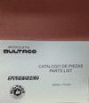 BULTACO STREAKER 74  125 (MOD 179-204) (CATALOGO DE PIEZAS)